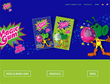 Tablet Screenshot of magicgum.net
